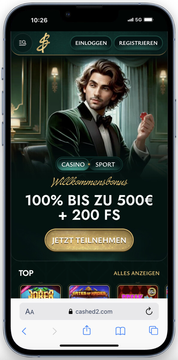 cashed casino mit hohem rtp