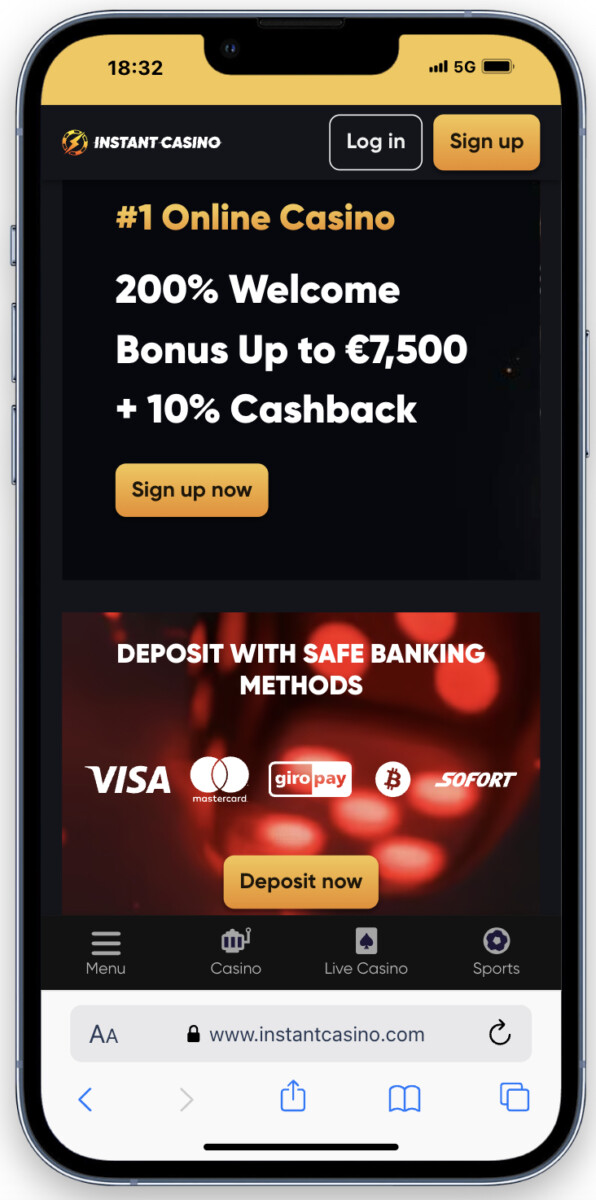 instant casino neu