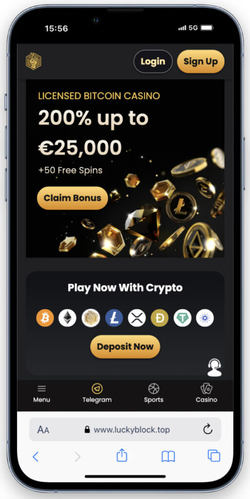 luckyblock bitcoin-casino