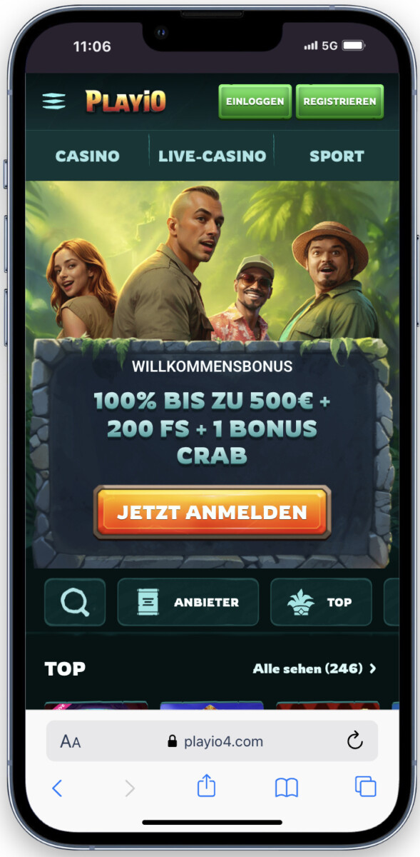playio bonus crab casino