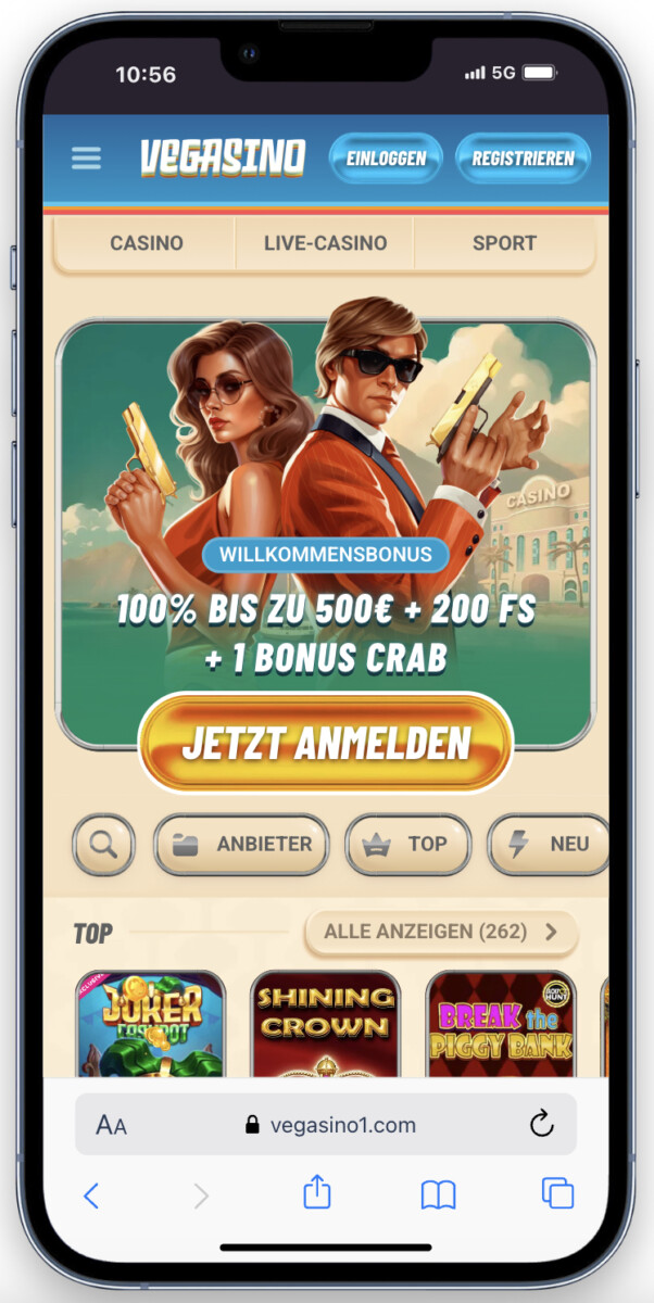 vegasino casino ohne anmeldung