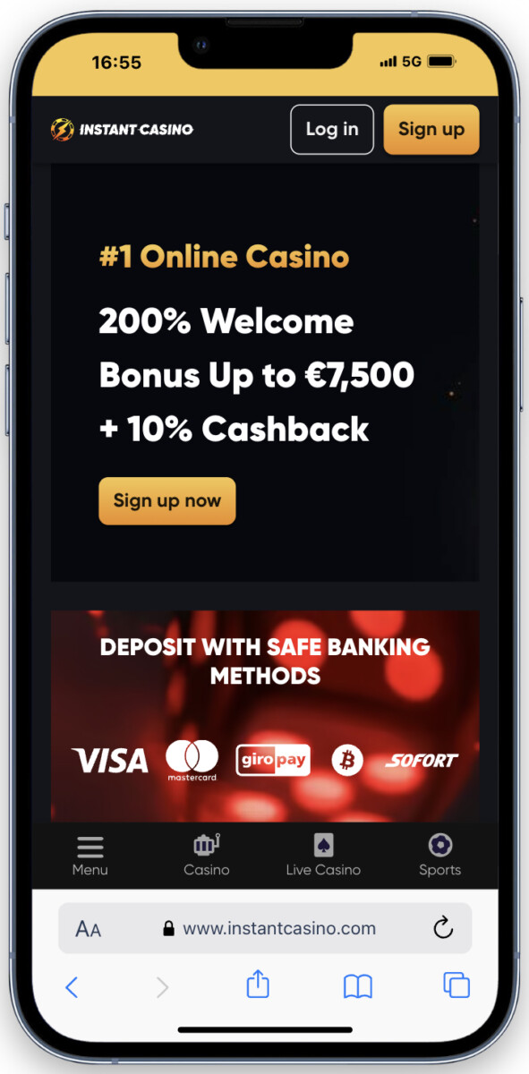 instant casino bonus ohne einzahlung