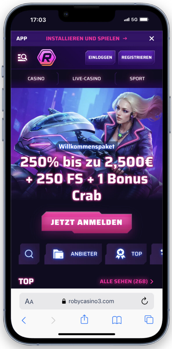 roby casino ohne einzahlung