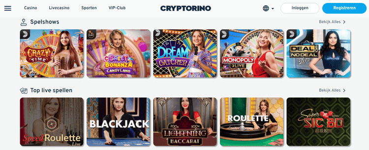 cryptorino anoniem gokken met crypto