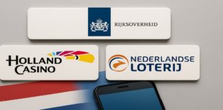 compilatie logos rijksoverheid, holland casino, nederlandse loterij