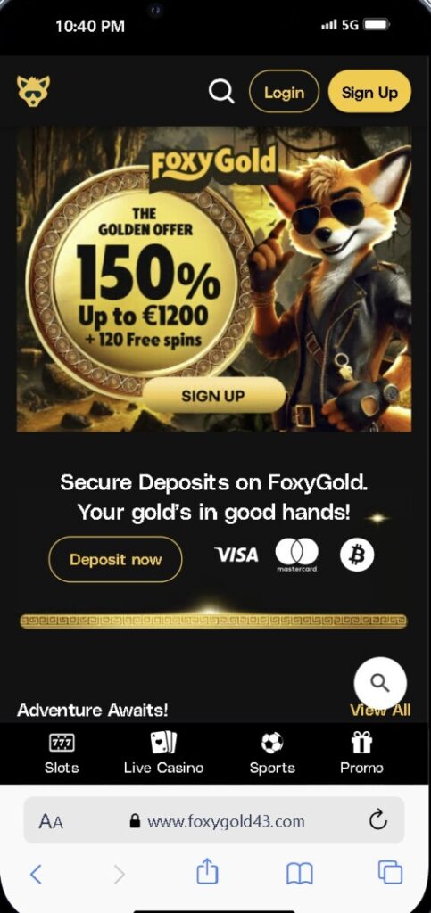 Cruks register omzeilen met FoxyGold casino