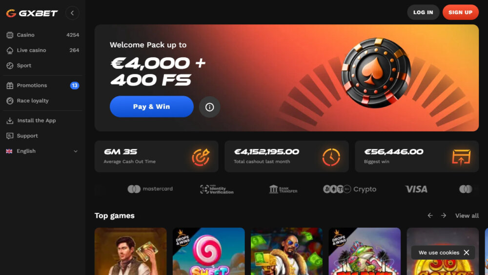 Beste bonus casino: Gxbet