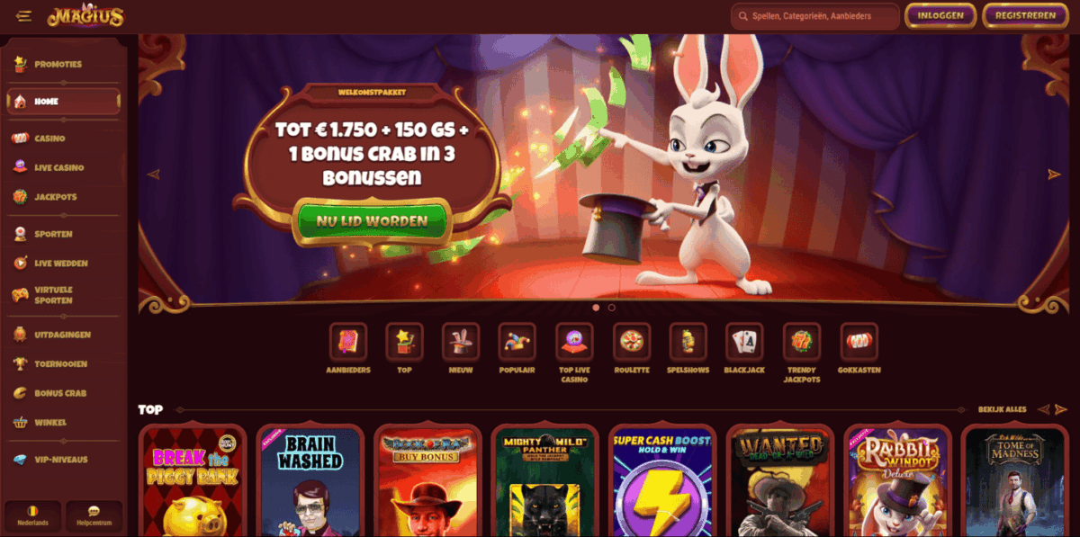 Beste betrouwbare online casino: Magius