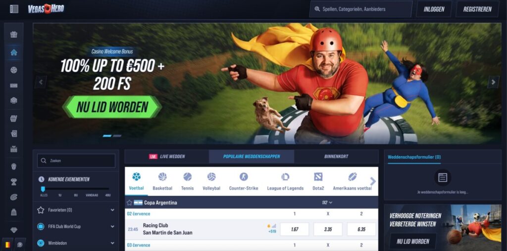 Beste nieuwe online casino: Vegas Hero