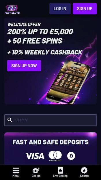 Fast Slots på mobilen