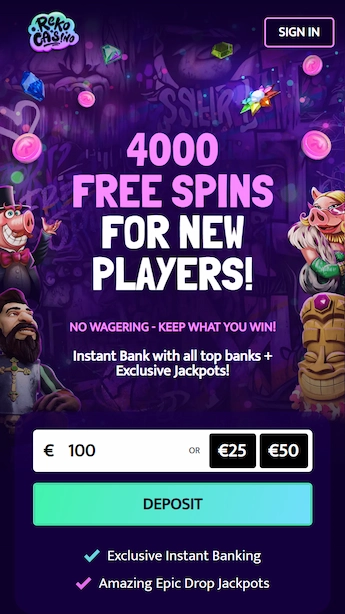 Reko Casino från mobiltelefon