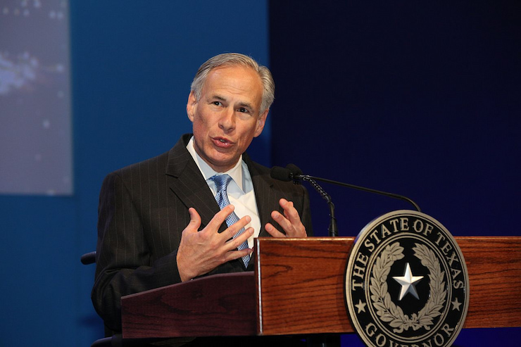 Texas Governor Greg Abbott - Texas bans lottery couriers