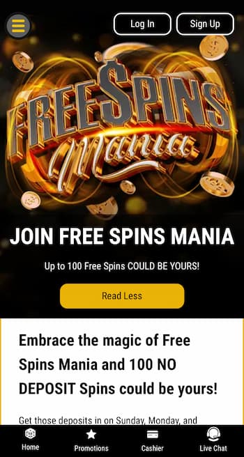 Black Lotus Casino free spins promotion
