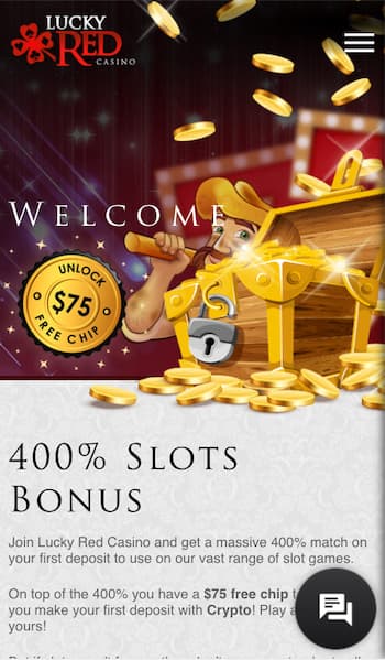 Lucky Red Casino high roller bonus