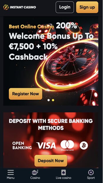 instant casino - crypto casino bonus