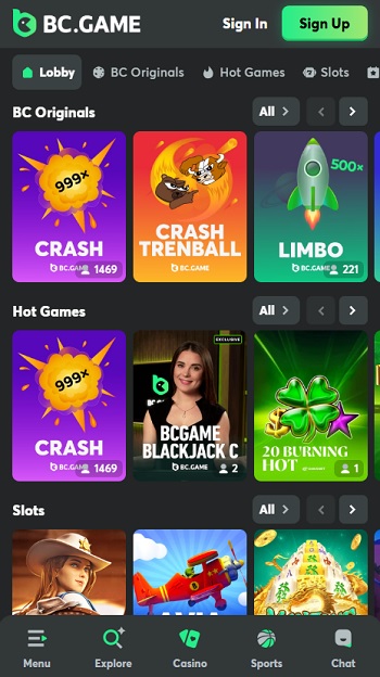 BC.Game No Account Casino