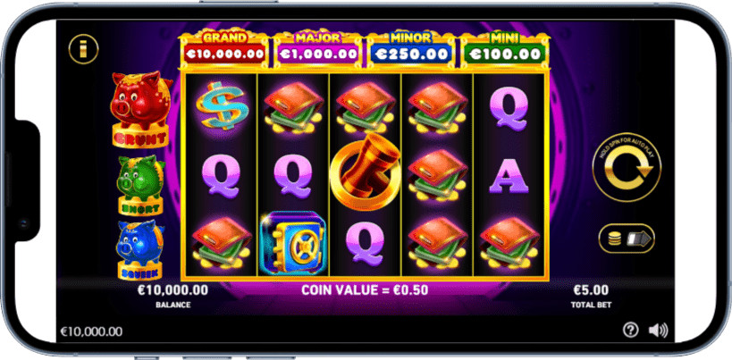 Oink Oink Oink slot game on slots app