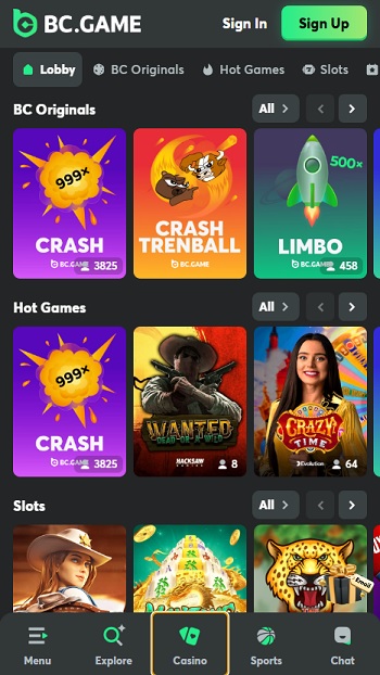 BC.Game XRP Online Casino