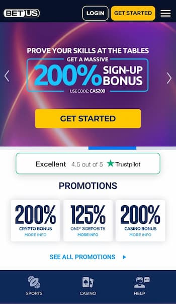 BetUS Casino California Casinos US