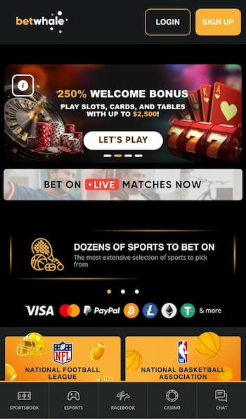 BetWhale Casino California Casinos US