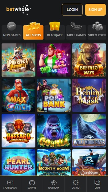 BetWhale best penny slot casino overall