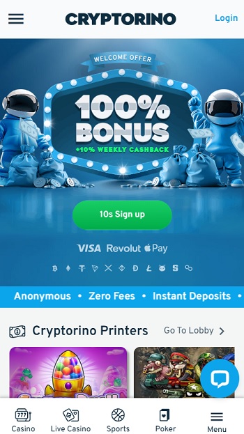 Cryptorino XRP Casino