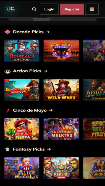 Decode Casino best for penny slot variety