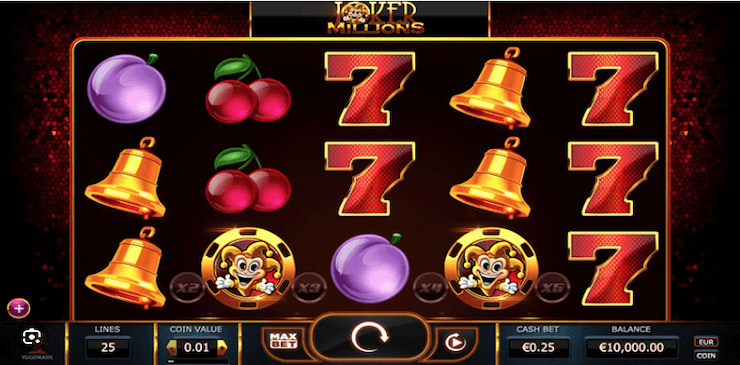 Joker Millions progressive jackpot slot