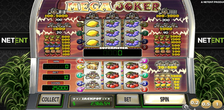 Mega Joker NetEnt high RTP slot