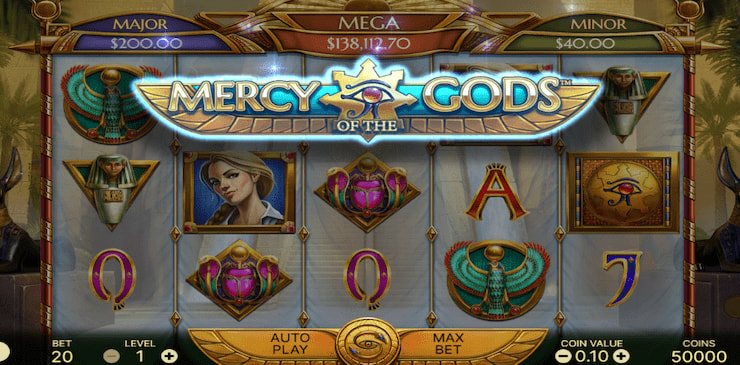 Mercy of the Gods progressive jackpot