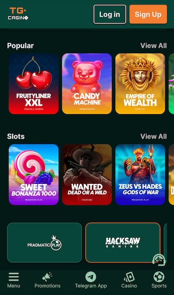 TG casino