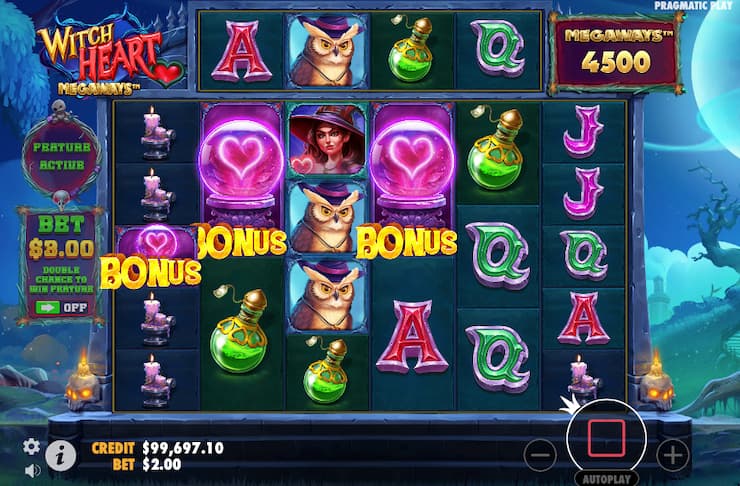Witch Heart Megaways slot in the UK 