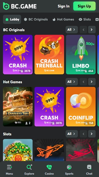 BC.Game Fast Payout Casino