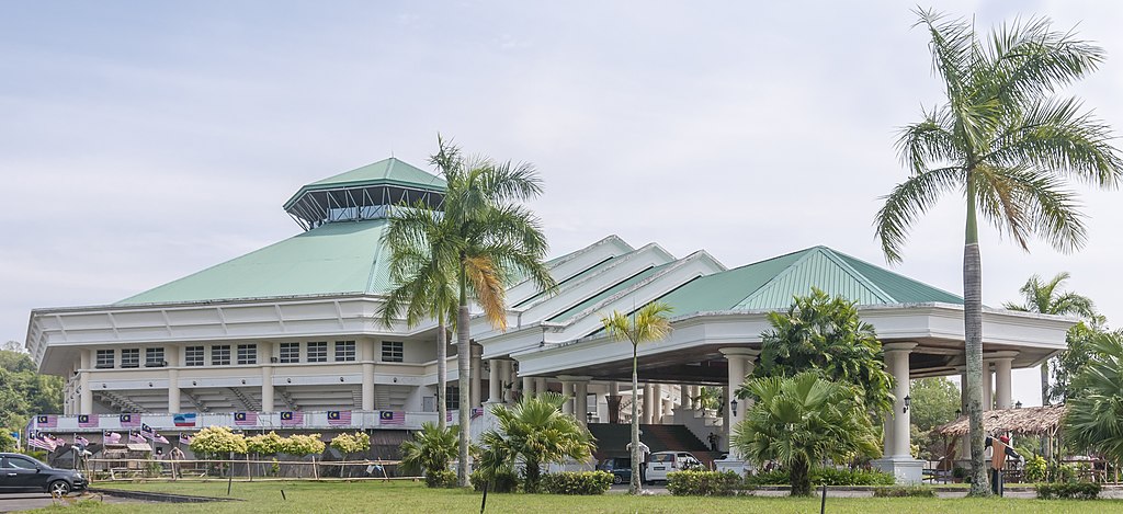 A public building in Penampang, Sabah, Malaysia.