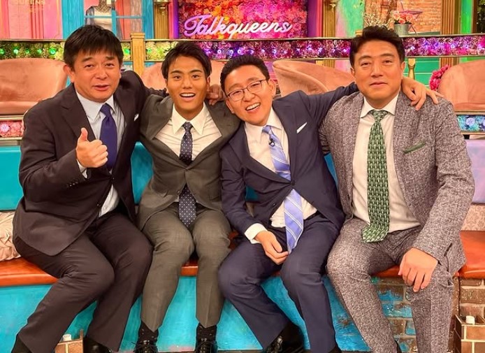 The TV presenter Kenta Yamamoto.