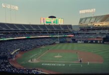baseball park in Oakland California