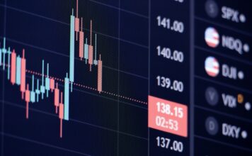 a graphic chart of stocks
