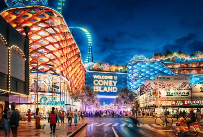 The Coney casino project in the amusement district