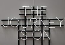 The Journey Is On Sign