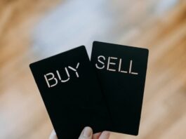 Buy and Sell cards relating to stock markets
