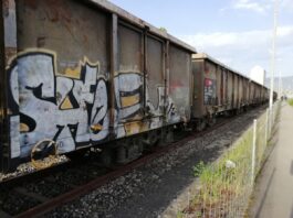 Trainwreck on a track