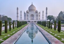 Taj Mahal in India