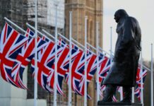 UK flags